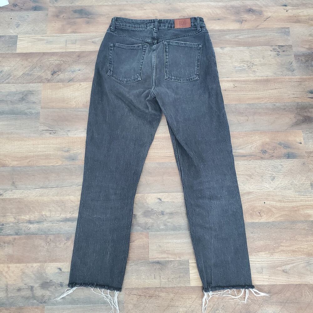 BDG Urban Outfitters Black Dillon Jeans Cut Off Skinny Jeans Size 28 - Picture 4 of 7